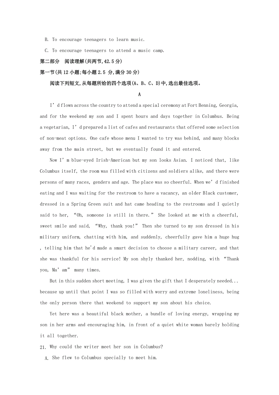 山东省济宁市鱼台县第一中学2020-2021学年高一英语下学期第一次月考试题.doc_第3页