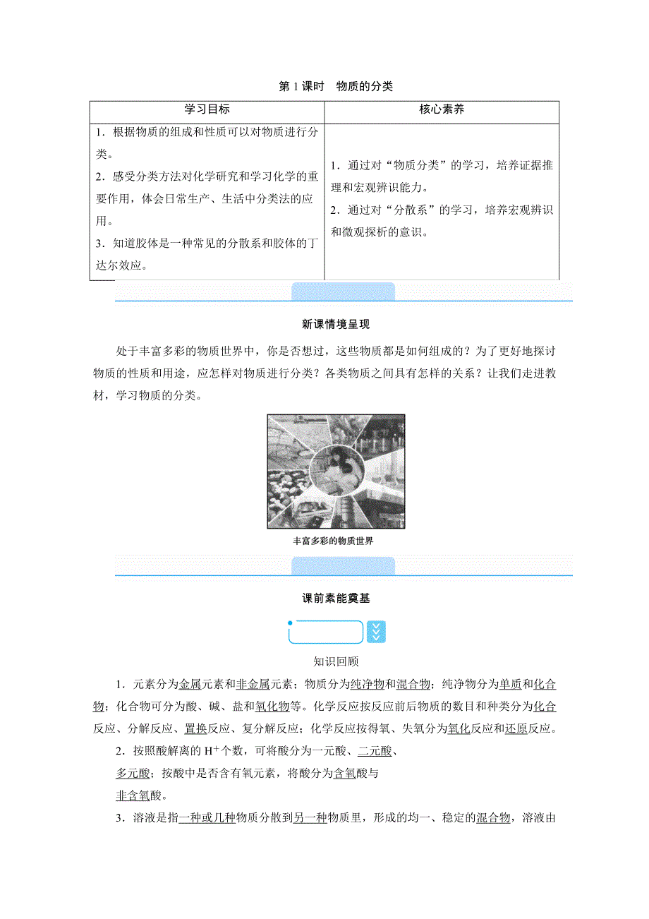 新教材2021-2022学年高中化学人教版必修第一册学案：1-1 第1课时　物质的分类 WORD版含解析.doc_第2页