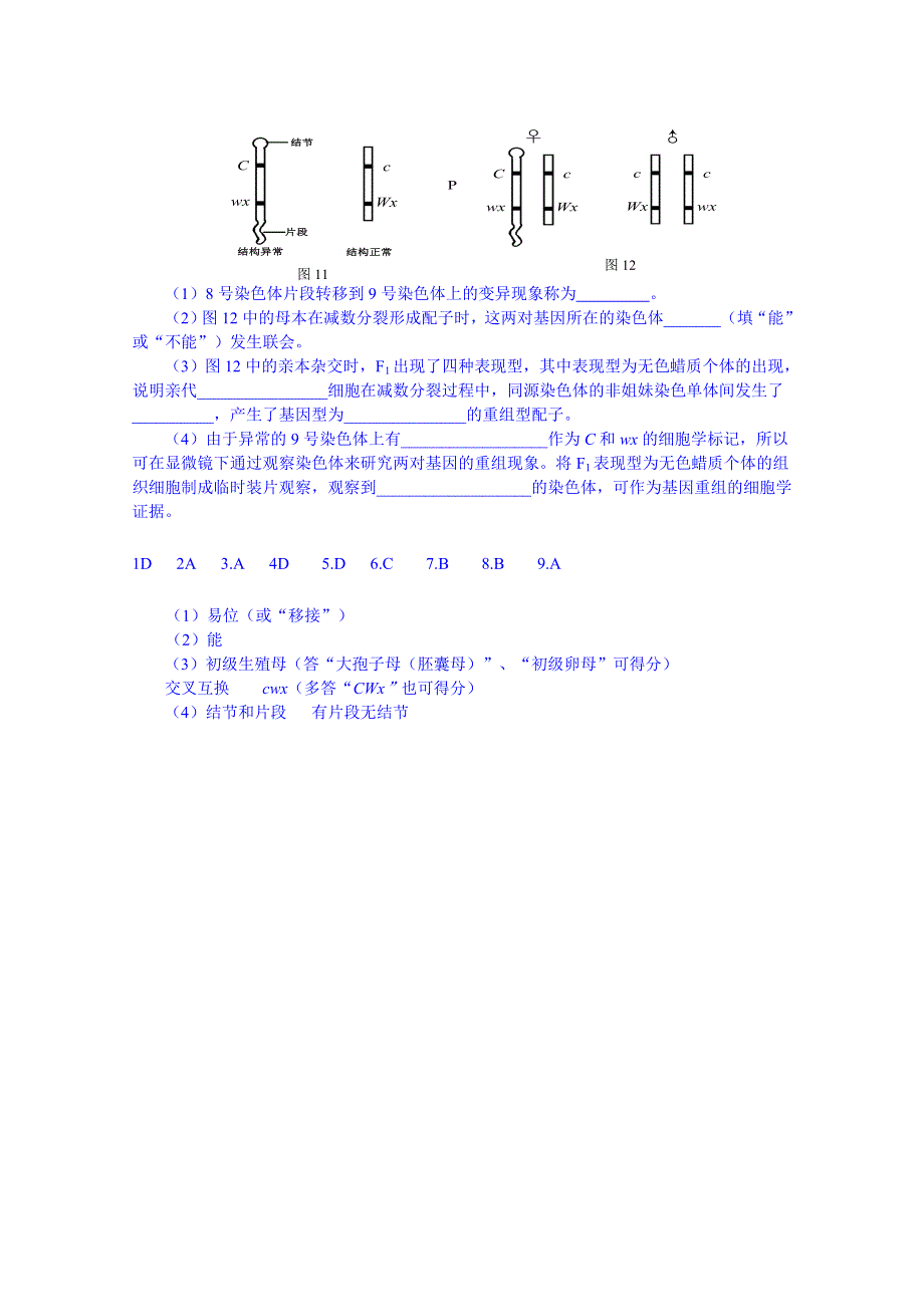 北京市延庆县第三中学高三生物基础知识复习6 进化.doc_第3页