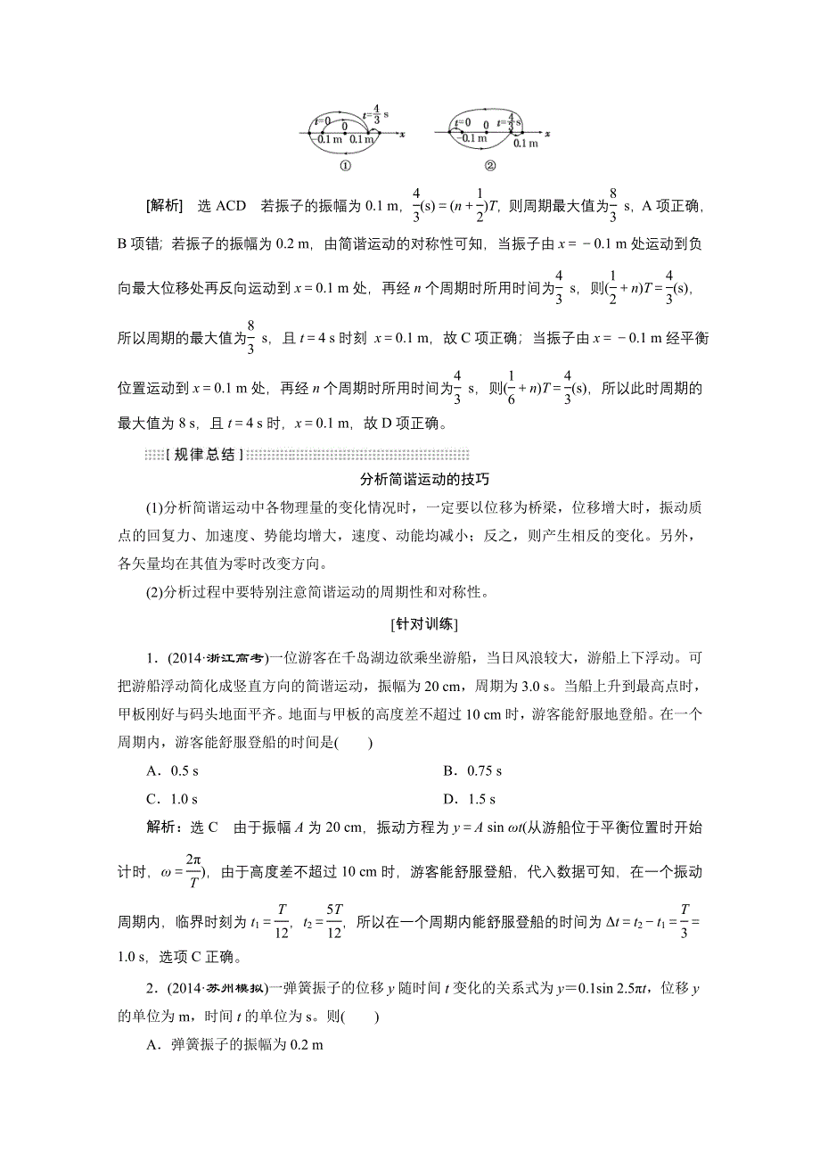 江苏专版2016届高考物理总复习考点层级清单 选修3－4 波与相对论.doc_第3页