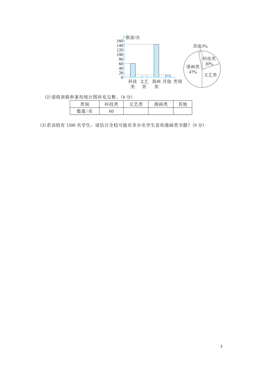 2021秋六年级数学上册7扇形统计图12扇形统计图（新人教版）.docx_第3页