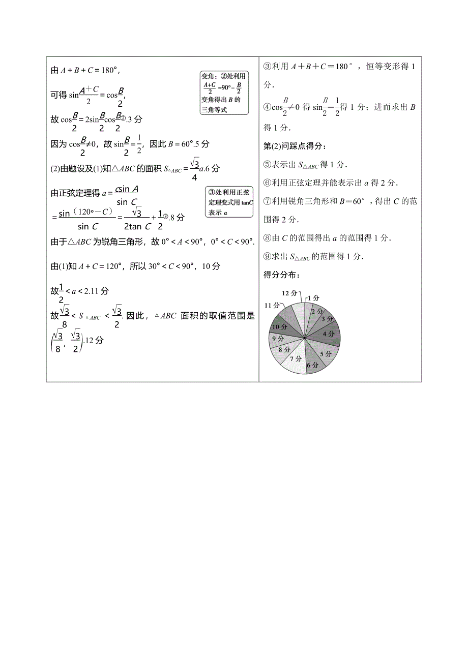 2020高考数学（理科）二轮专题辅导与训练限时检测：第二篇专题一 三角函数与解三角形满分阅读案例 WORD版含解析.doc_第2页