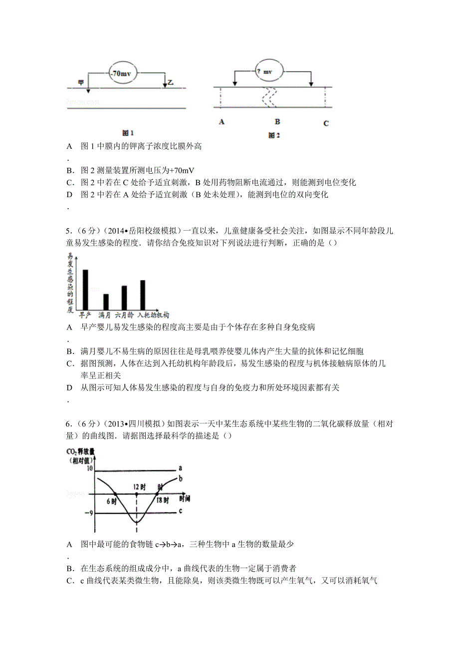 《解析》2014年湖南省岳阳市桃源一中高考生物模拟试卷（5月份） WORD版含解析.doc_第2页