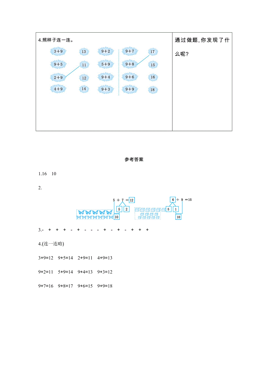 2021年苏教版一年级数学上册期末口算练习十六综合复习.doc_第2页