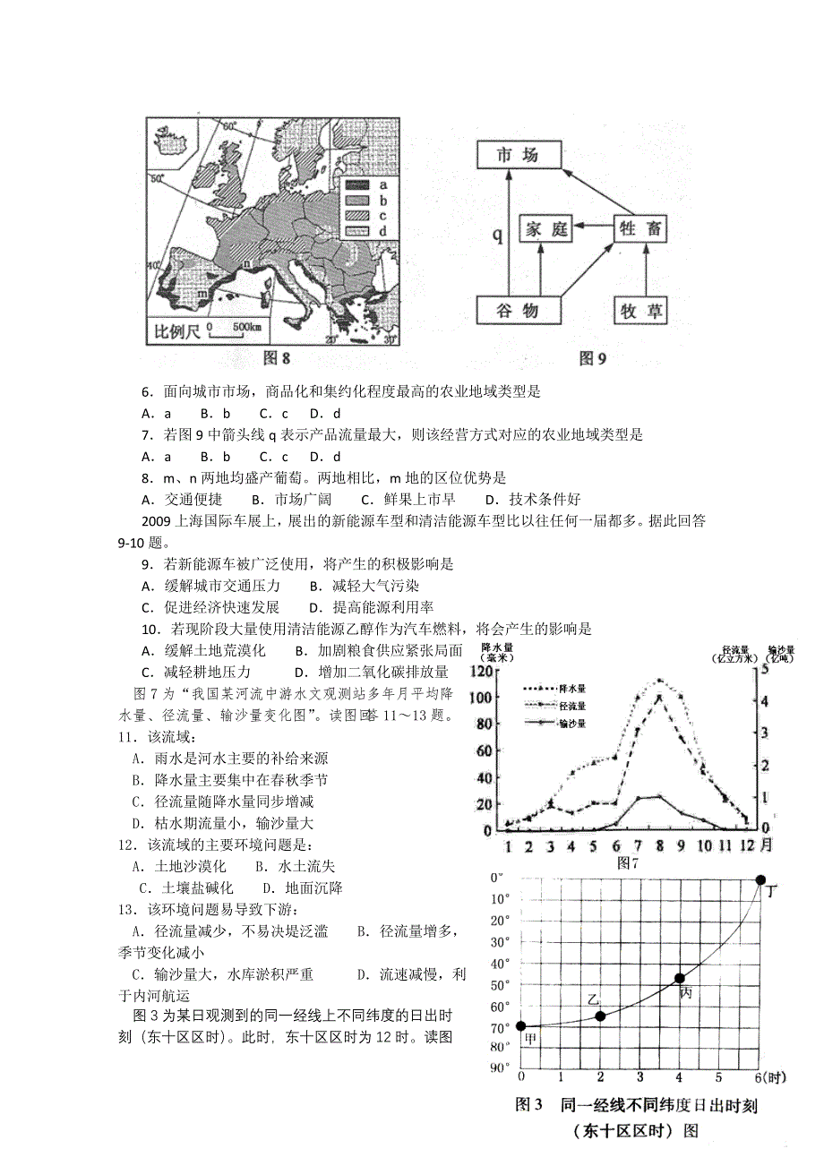 江苏徐州棋盘中学2010年教师业务能力测试地理试卷.doc_第2页