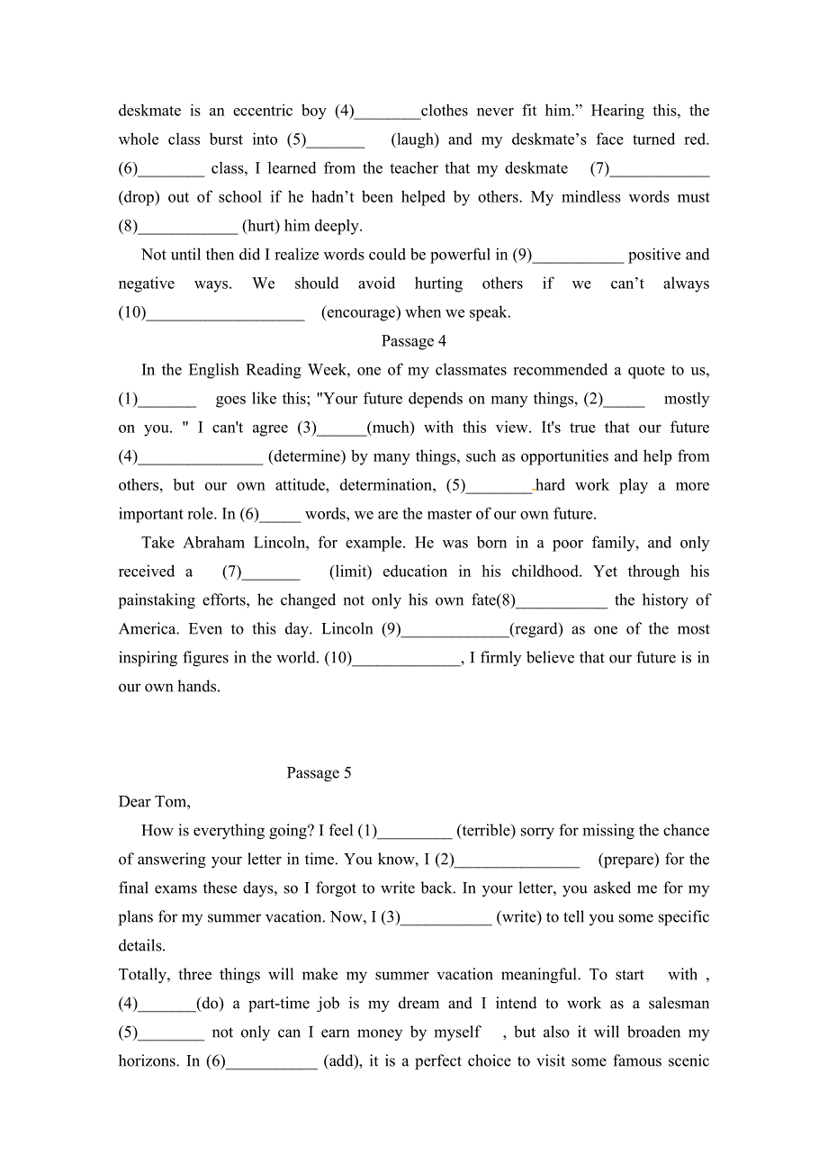 内蒙古开鲁县蒙古族中学2018-2019学年高二上学期期中测试英语试题八 WORD版含答案.doc_第2页