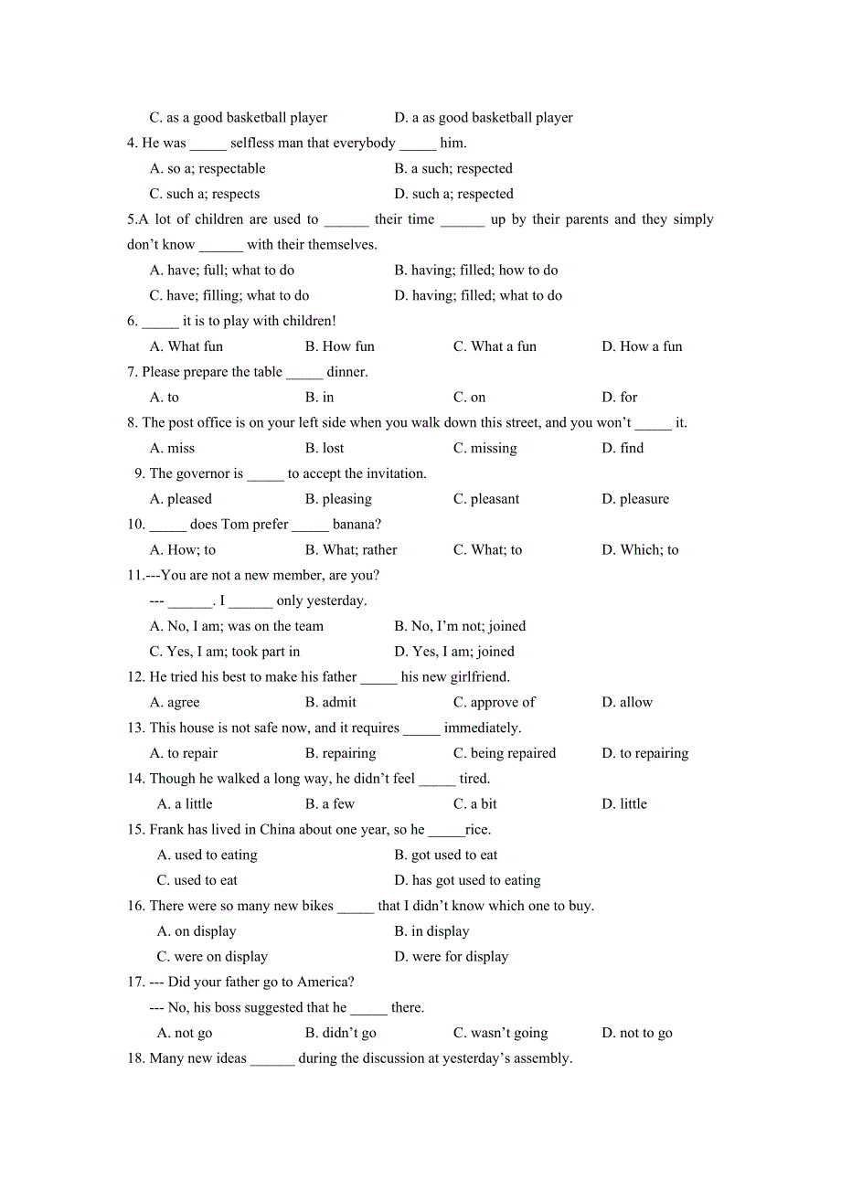 江苏无锡市第一中学2007月度质量检测高一（英语）.doc_第3页