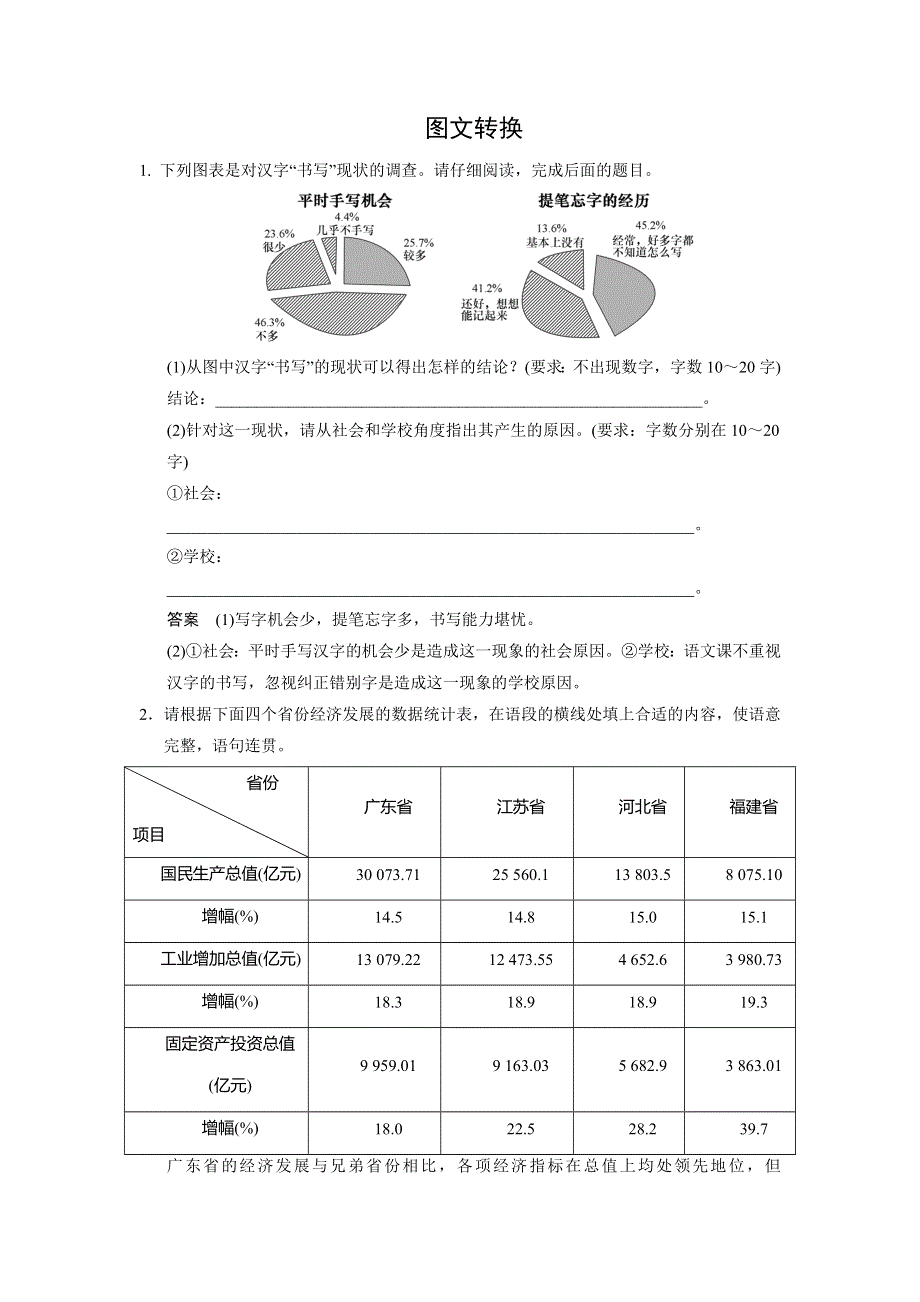 《步步高》2015高考语文一轮题库：语言文字运用 第2章 图文转换.doc_第1页