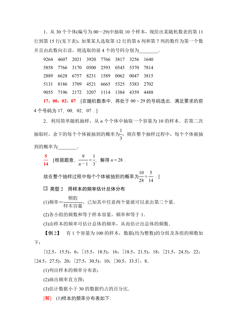 2021-2022学年新教材苏教版数学必修第二册学案：第14章　统计 章末综合提升 WORD版含解析.doc_第2页