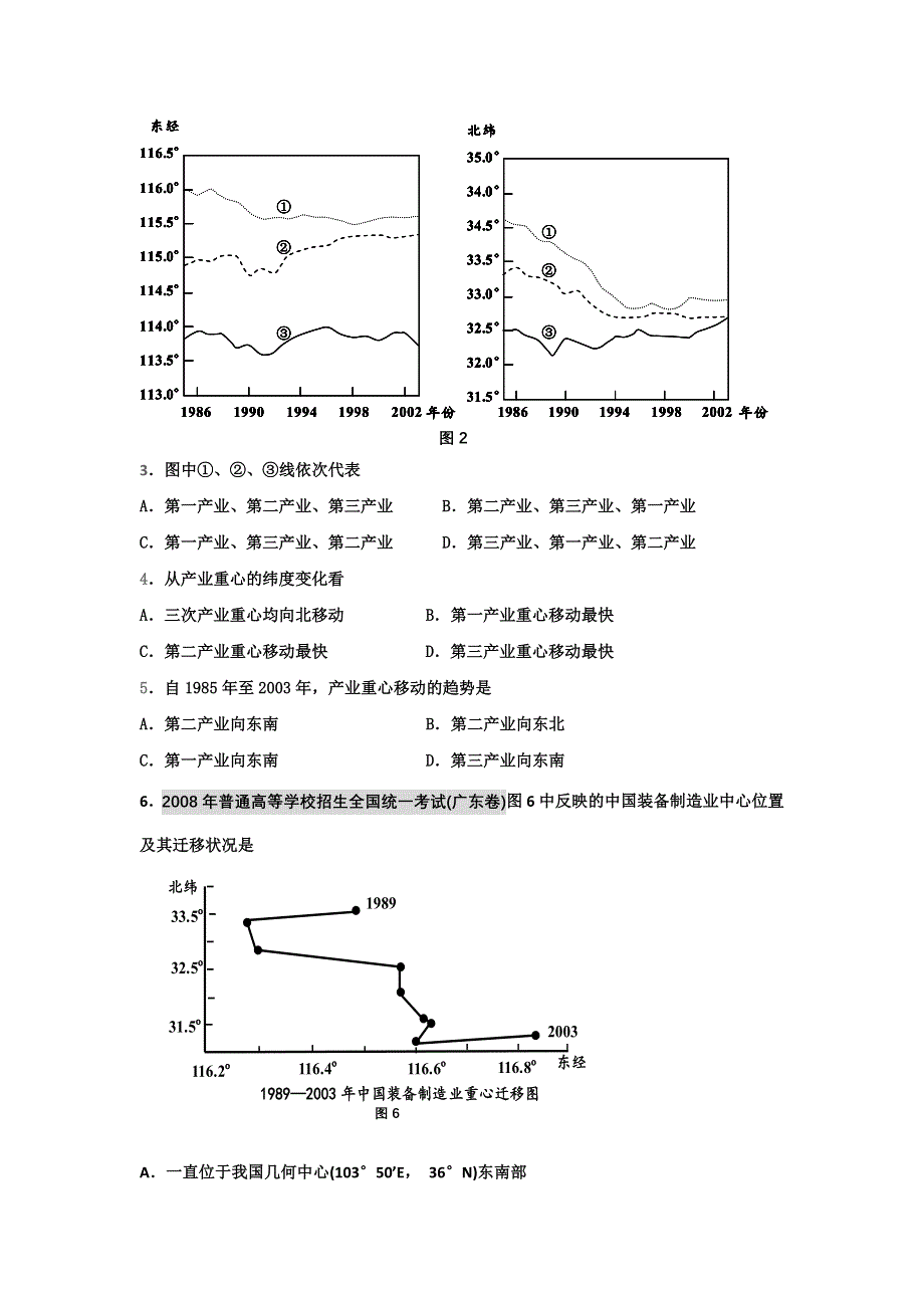 备战2012高考1994-2011年高考地理试题分类汇编 专题十四 区域地理环境与人类活动（学生版）.doc_第2页