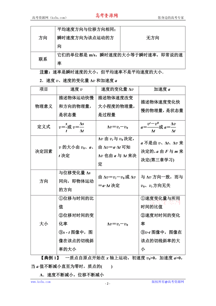 2021-2022学年新教材粤教版物理必修第一册学案：第1章 运动的描述 章末综合提升 WORD版含答案.doc_第2页