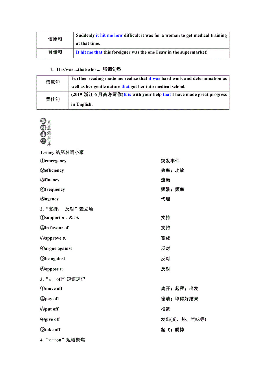 2022高考人教版英语一轮复习学案：必修④UNIT 1　WOMEN OF ACHIEVEMENT WORD版含答案.doc_第3页