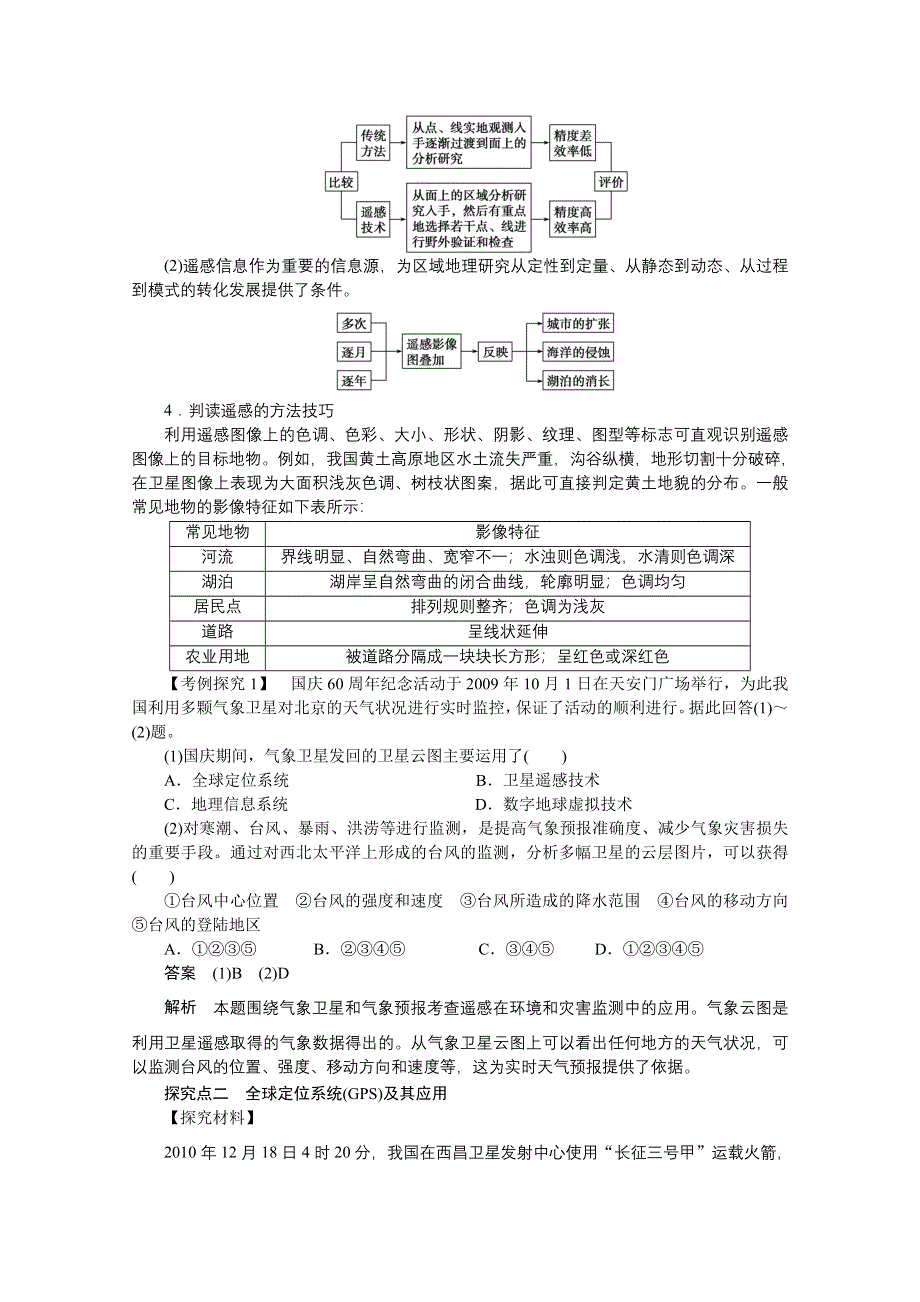 2012高二地理新人教版必修三学案 1.2 地理信息技术在区域地理环境研究中的应用 第1课时.doc_第3页