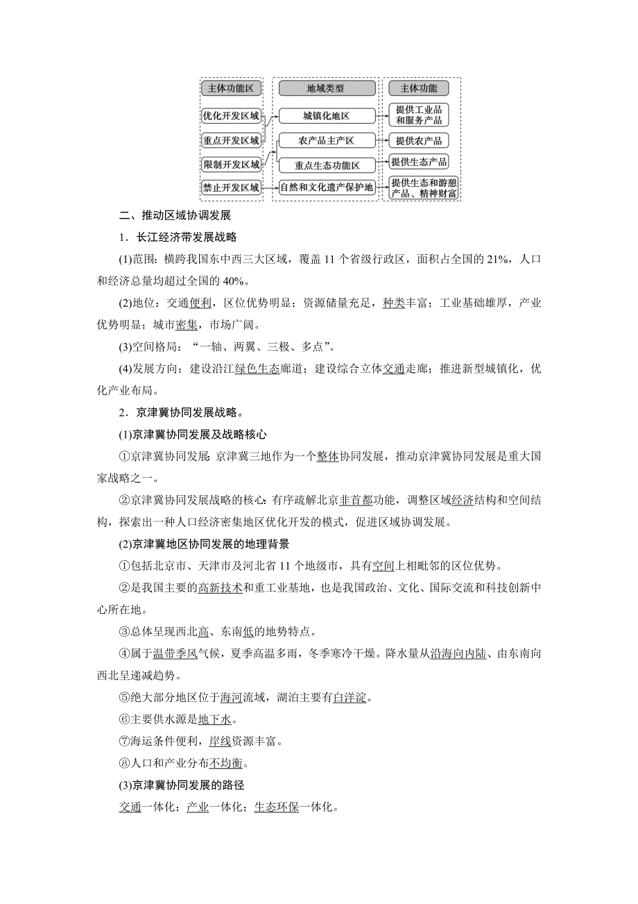 2021版新高考选考地理（人教版）一轮复习教师用书：第28讲　中国国家发展战略 WORD版含答案.doc_第2页