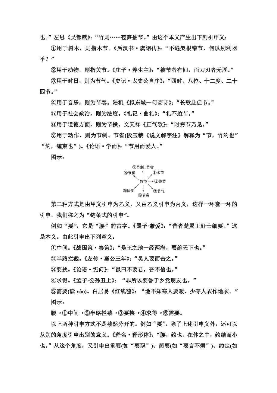 2021-2022学年新教材部编版语文必修上册学案：第8单元 进阶2 学习活动2　把握古今词义的联系与区别 WORD版含答案.doc_第2页