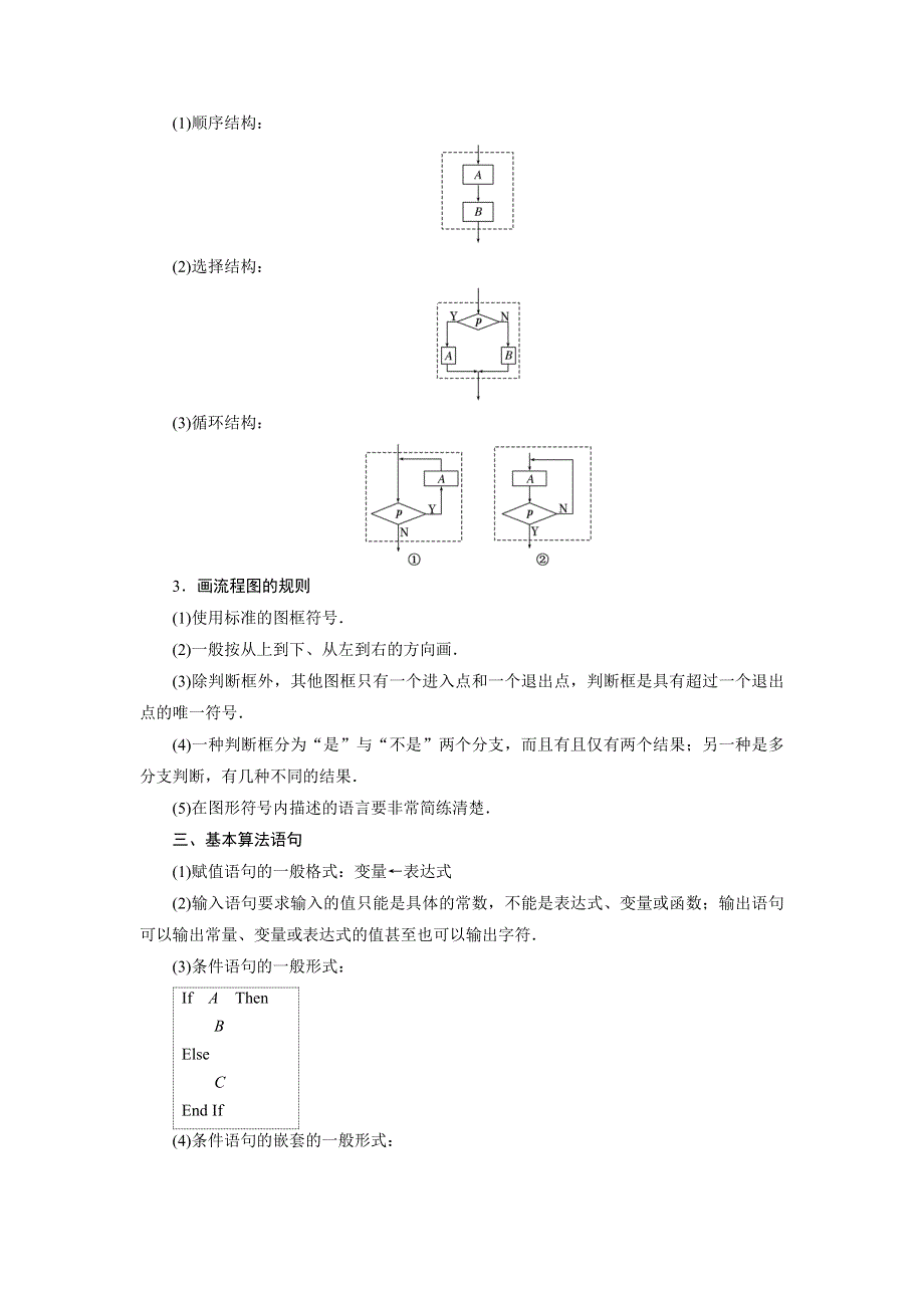 2017-2018学年数学苏教版必修3教学案：第1部分 第1章 章末小结与测评 WORD版含解析.doc_第2页