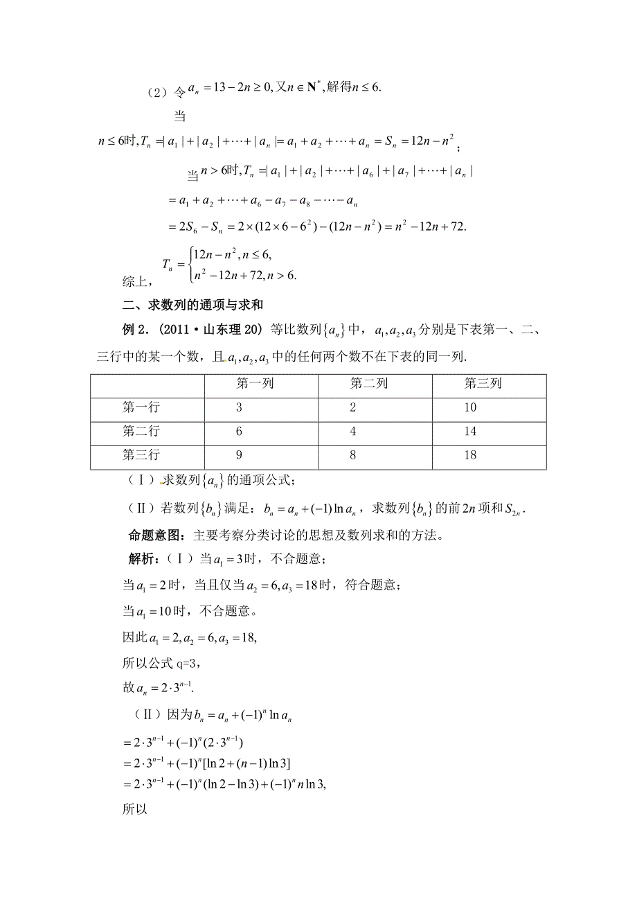 山东省郓城一中2012届高三理科数学三轮复习：专题2 数列 函数与方程.doc_第3页