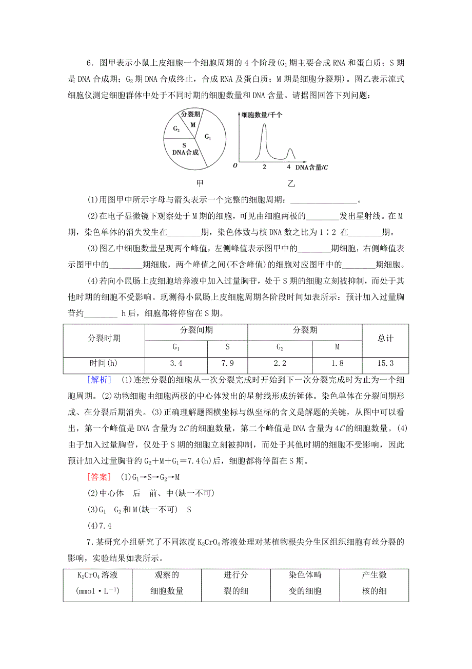 2020-2021学年新教材高中生物 重点突破练6（含解析）苏教版必修1.doc_第3页