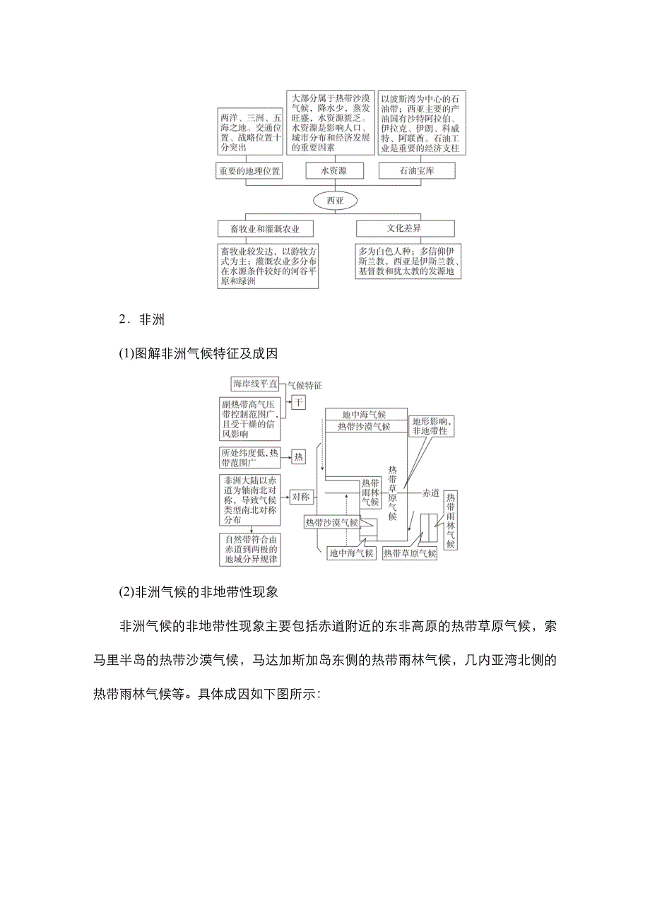 2021新高考地理一轮复习方案湘教版教学案 练习：第35讲 世界重要分区和主要国家 WORD版含解析.doc_第3页