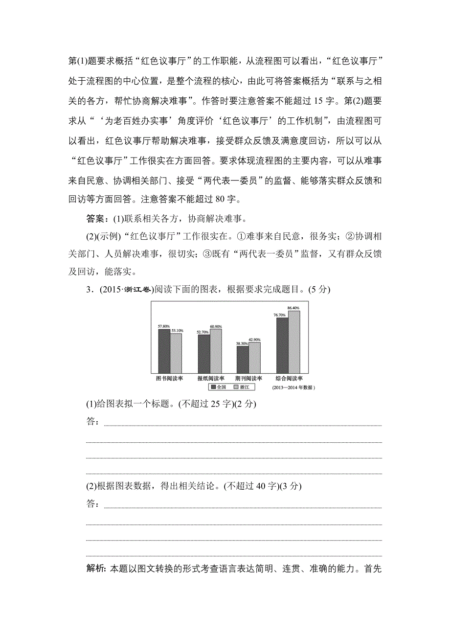 2022新高考语文（浙江专用）一轮总复习学案：专题八　图文、表文转换——图将好景笔底事待我与君细绘出 WORD版含答案.doc_第3页