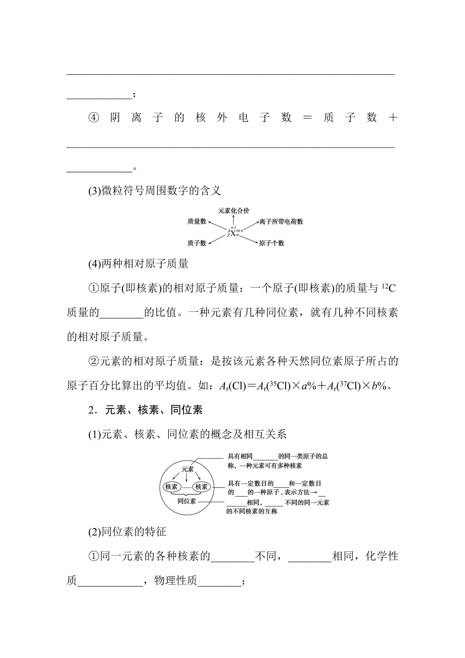 新教材2022届新高考化学人教版一轮学案：5-1 原子结构 WORD版含解析.docx_第2页