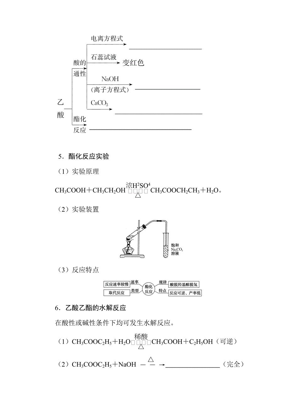 新教材2022届新高考化学人教版一轮学案：9-2 乙醇和乙酸　基本营养物质 WORD版含解析.docx_第3页