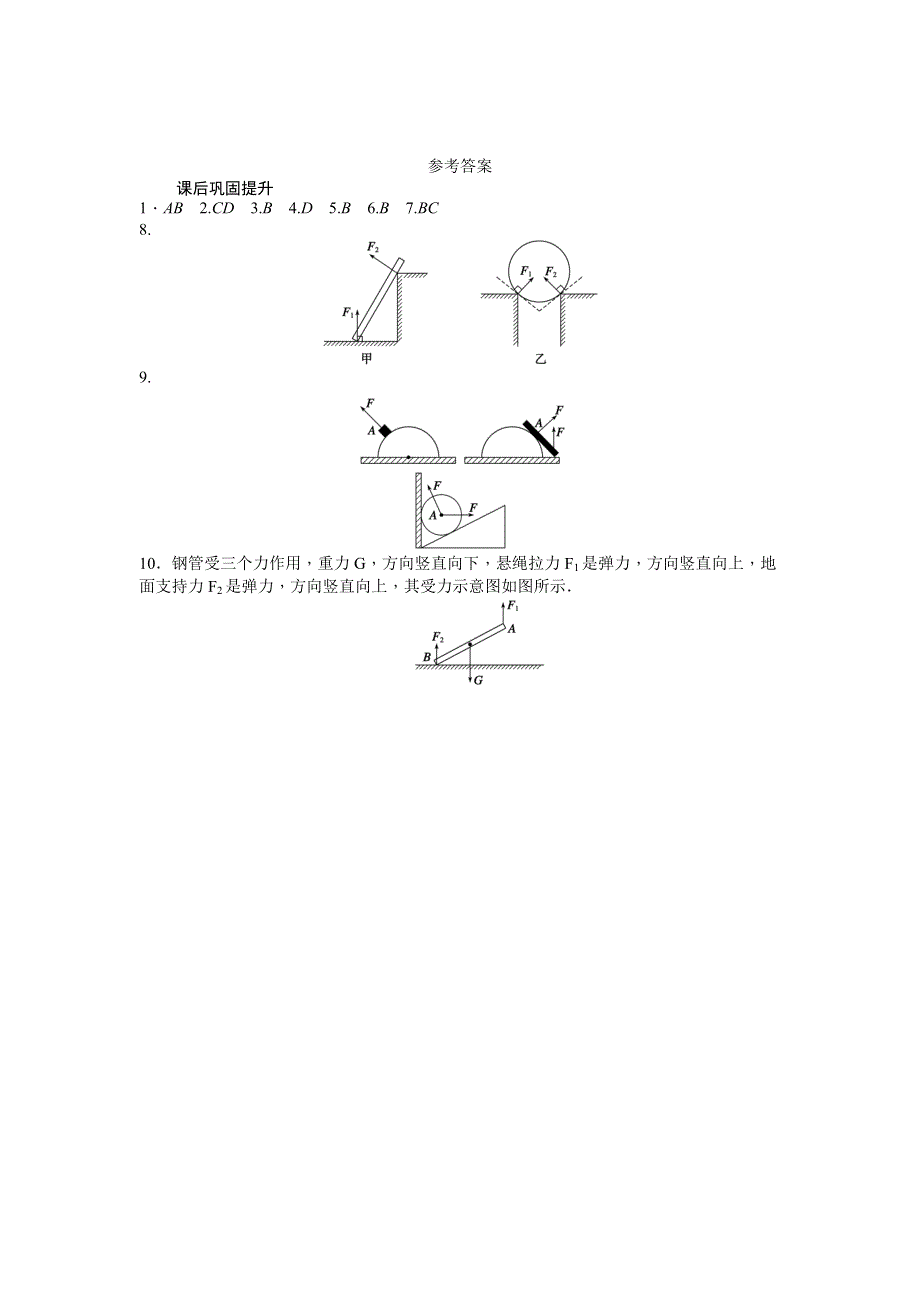 2012高一物理每课一练 3.1 探究形变与弹力的关系 1（粤教版必修1）.doc_第3页