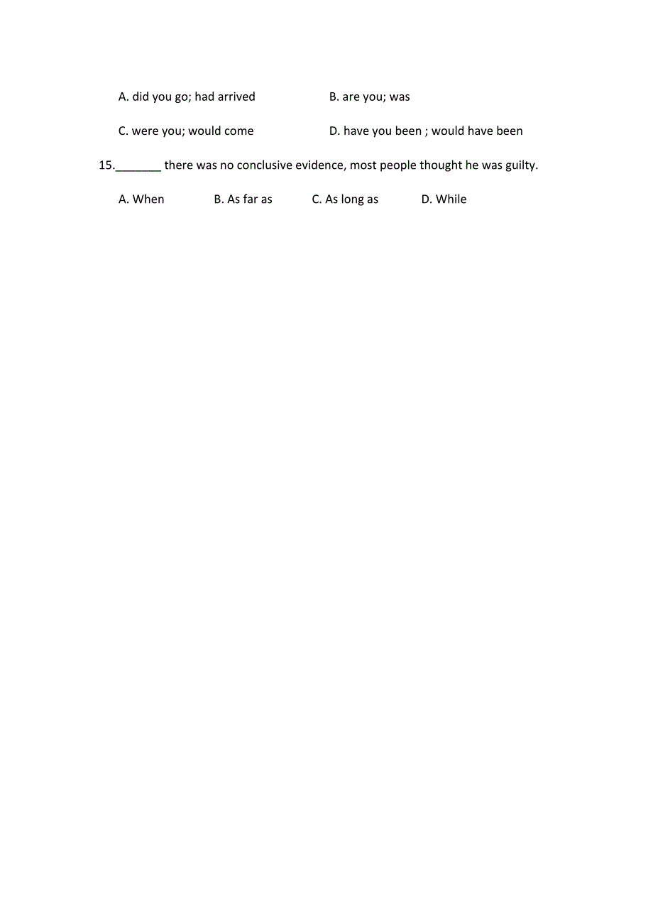 河北省2012高考英语二轮复习专题训练：单项选择（41）.doc_第3页