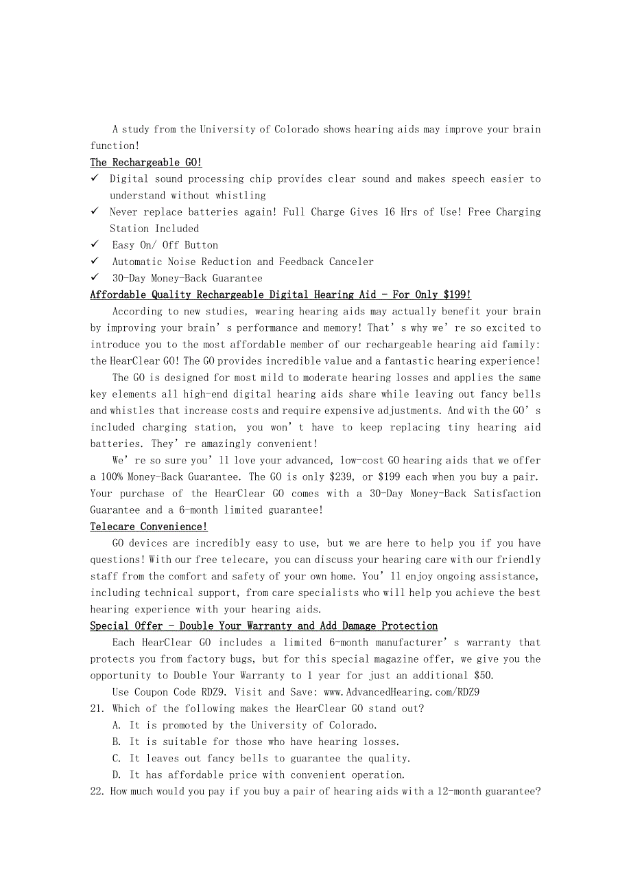 江苏省南京市第十三中学2021届高三英语上学期教学质量调研试题（三）.doc_第3页