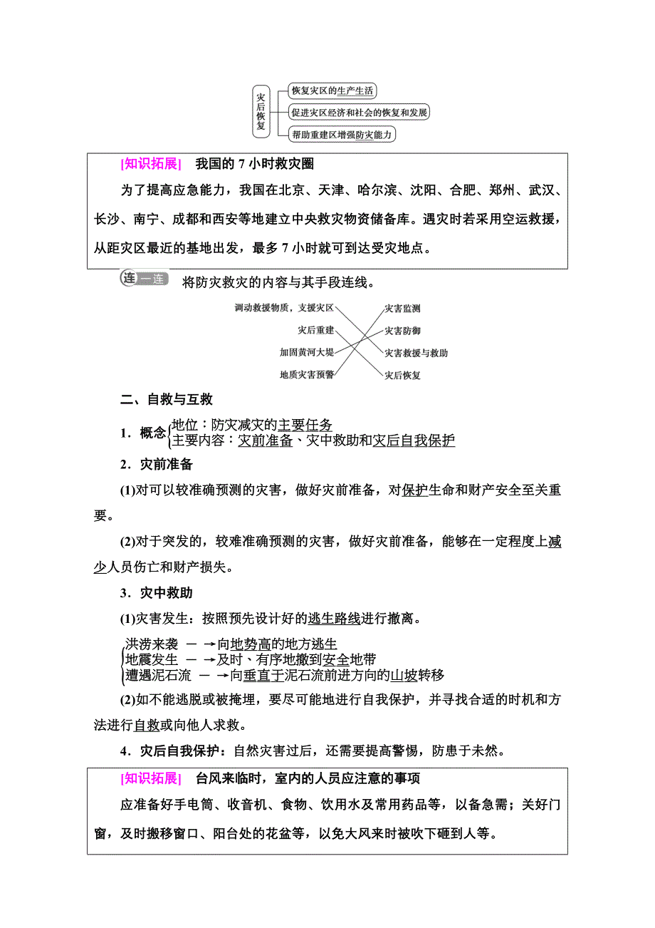 2021-2022学年新教材人教版地理必修第一册学案：第6章 第3节　防灾减灾 WORD版含解析.doc_第2页