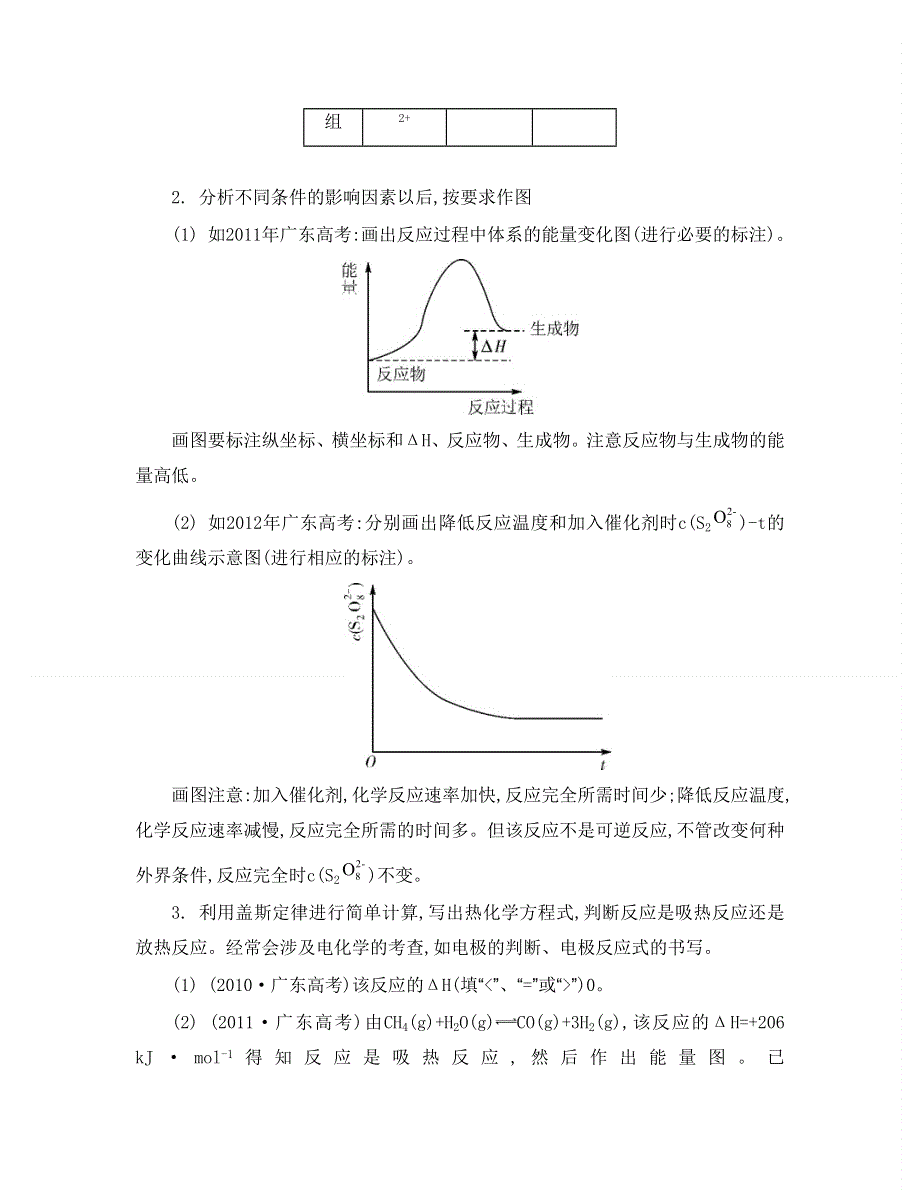 2014届高考化学二轮提优导学案 专题八　化学反应原理综合题型研究.doc_第3页