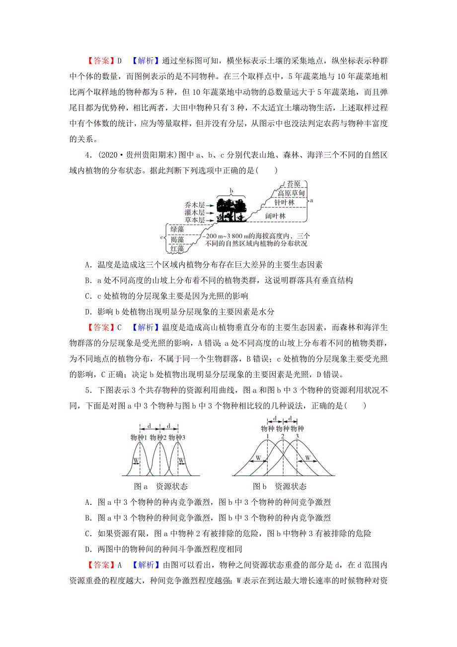 2022秋新教材高中生物 第2章 群落及其演替 进阶特训 新人教版选择性必修2.doc_第2页