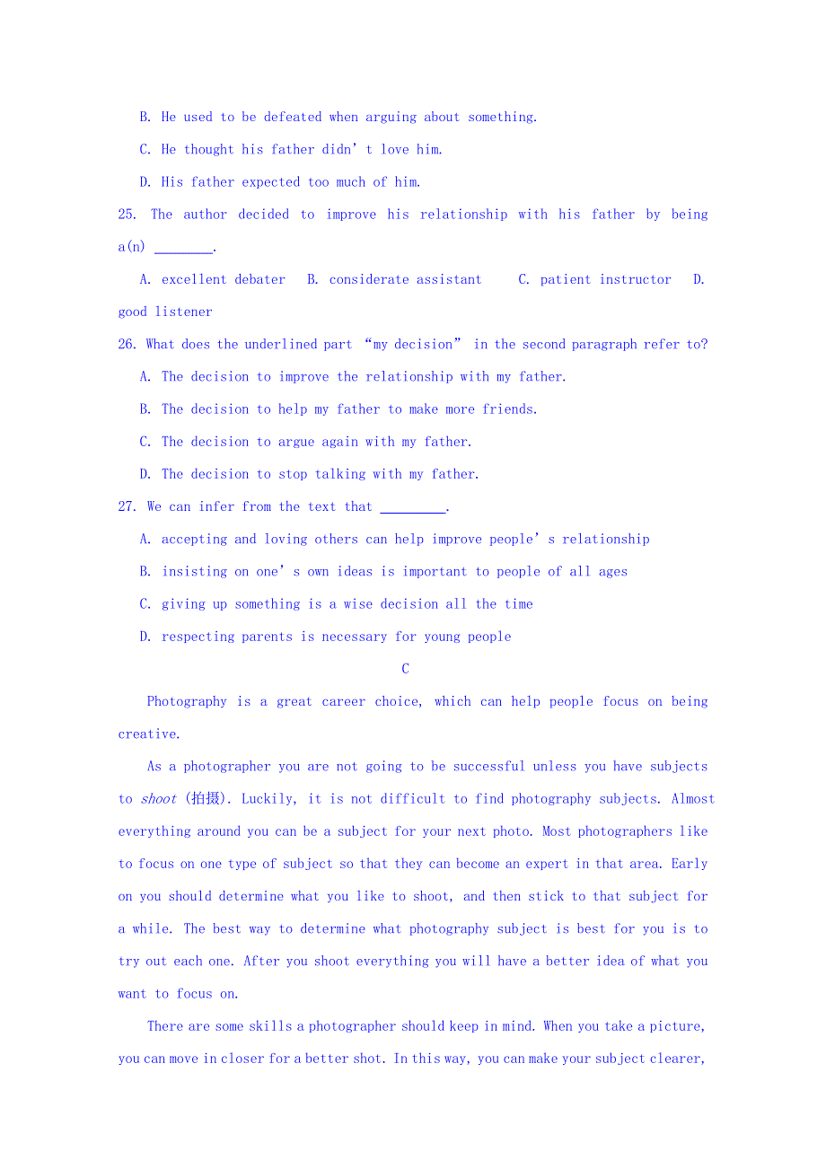 内蒙古音德尔第一中学2017-2018学年高二下学期期中考试英语试题 WORD版含答案.doc_第3页