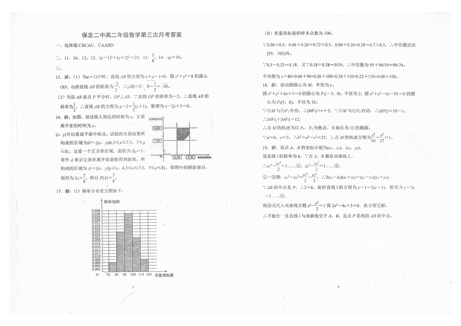 河北省保定二中2020-2021学年高二上学期第三次月考数学试卷 PDF版含答案.pdf_第3页