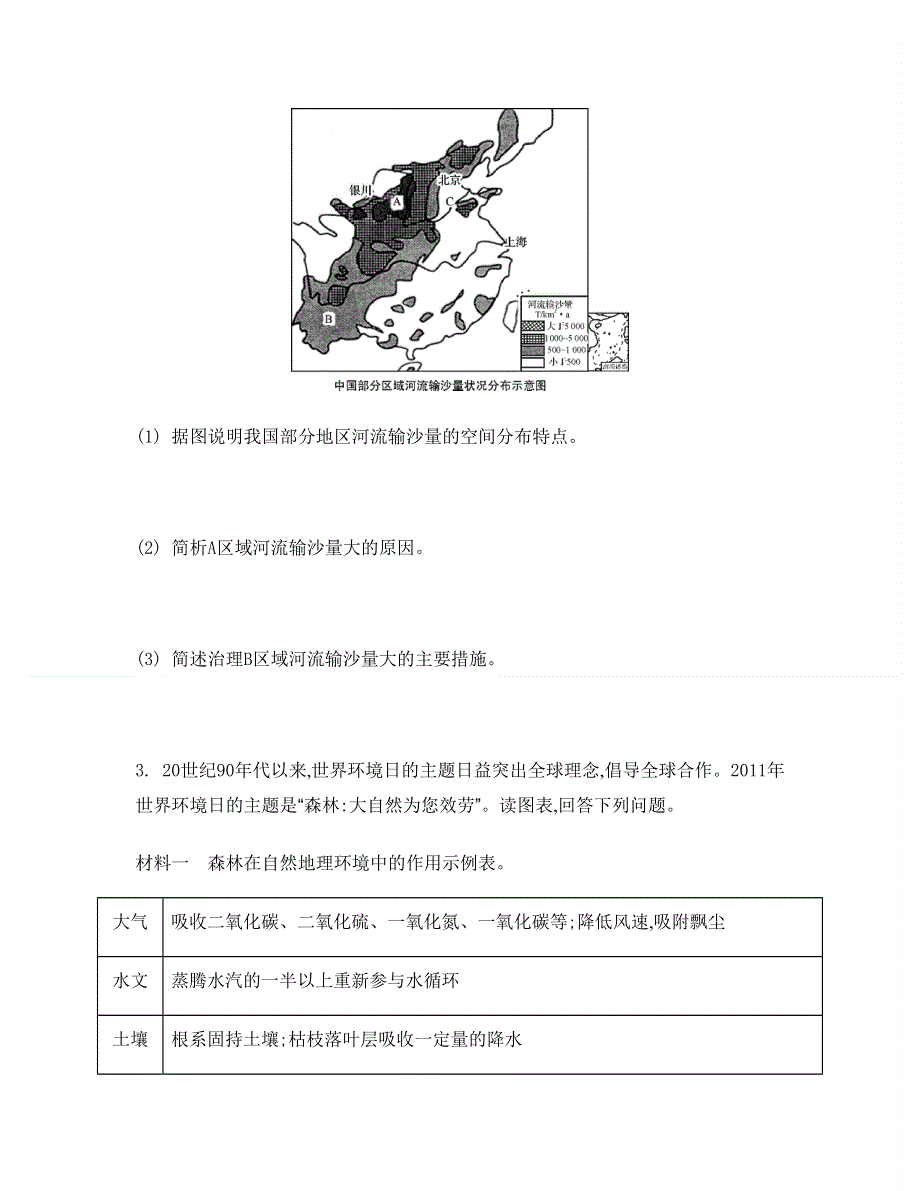 2014届高考地理二轮检测与评估：专题十　环境保护 第一讲　环境问题与资源问题.doc_第2页