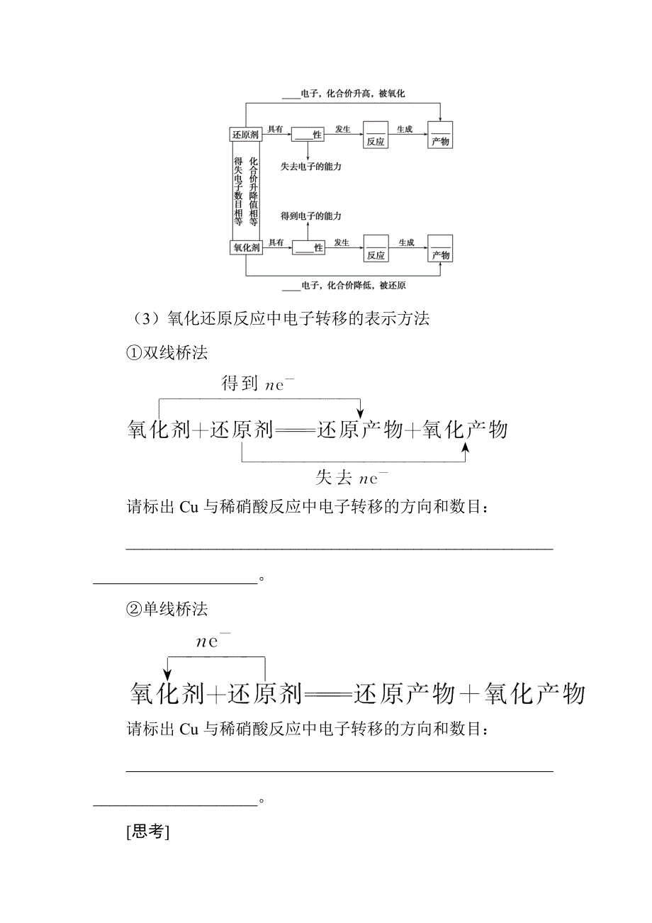 2022届高中化学《统考版》一轮复习学案：2-3 氧化还原反应 WORD版含解析.docx_第2页