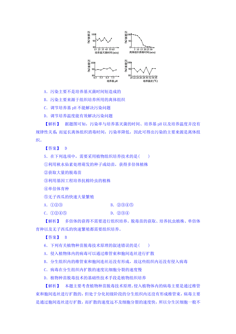 2017-2018学年中图版生物选修一习题：学业达标测评13 WORD版含答案.doc_第2页