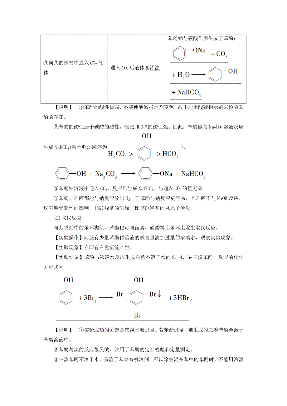 新教材高中化学 专题4 生活中常用的有机物一烃的含氧衍生物 第1单元 醇和酚 基础课时11 酚教师用书 苏教版选择性必修3.doc_第3页