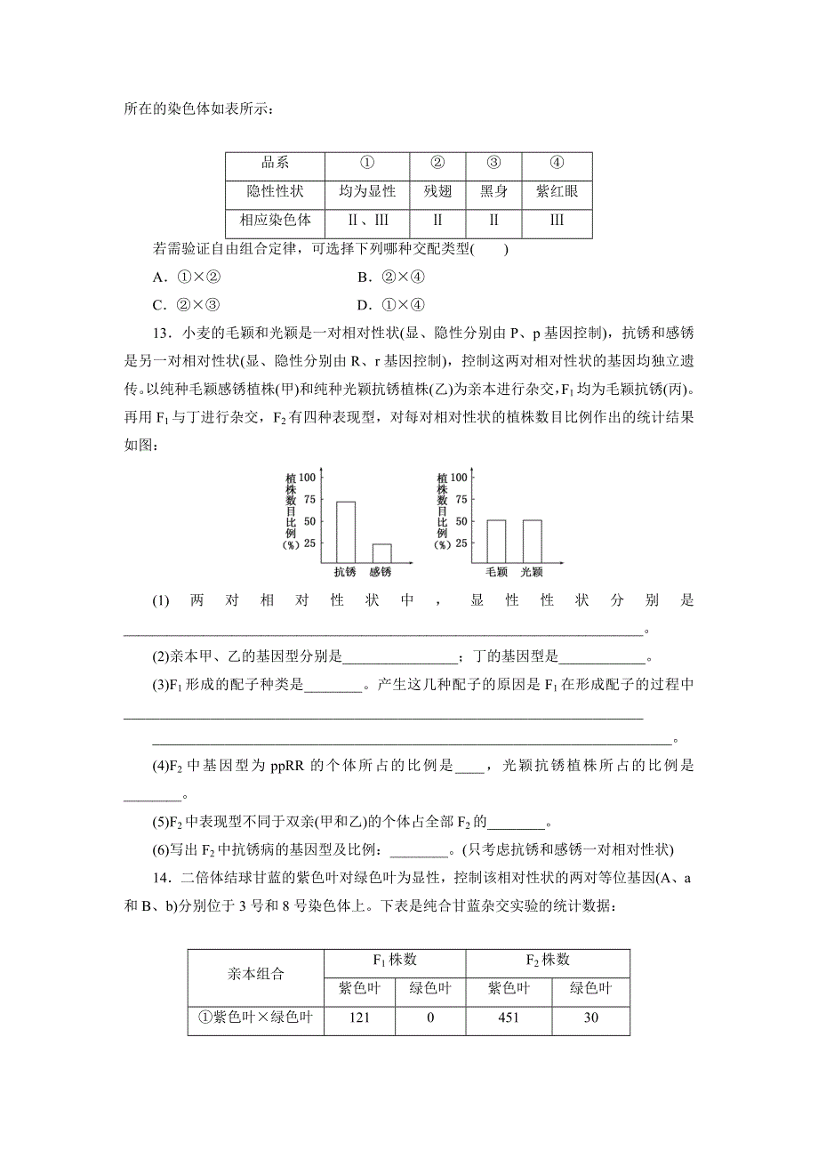 2017-2018学年高一生物人教版必修二课下能力提升三 WORD版含解析.doc_第3页