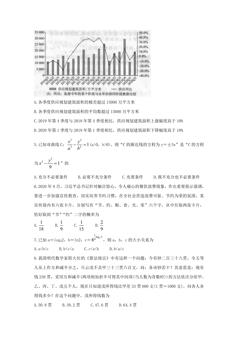 （全国卷Ⅲ衡水金卷）2021年高三数学先享题信息卷（三）文.doc_第2页