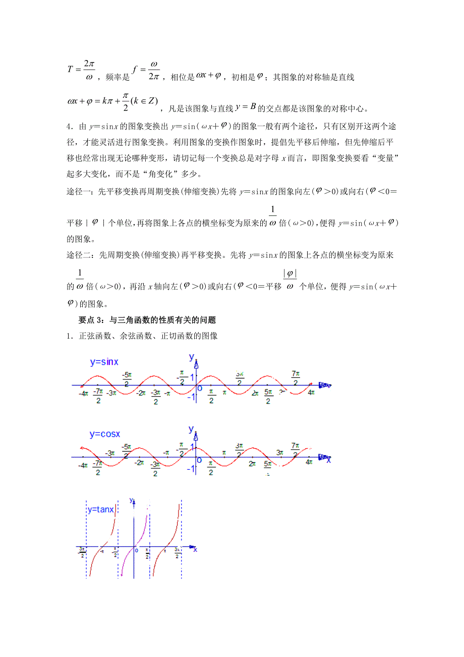 2012高考数学备考冲刺之易错点点睛系列专题 三角函数（教师版）.doc_第2页