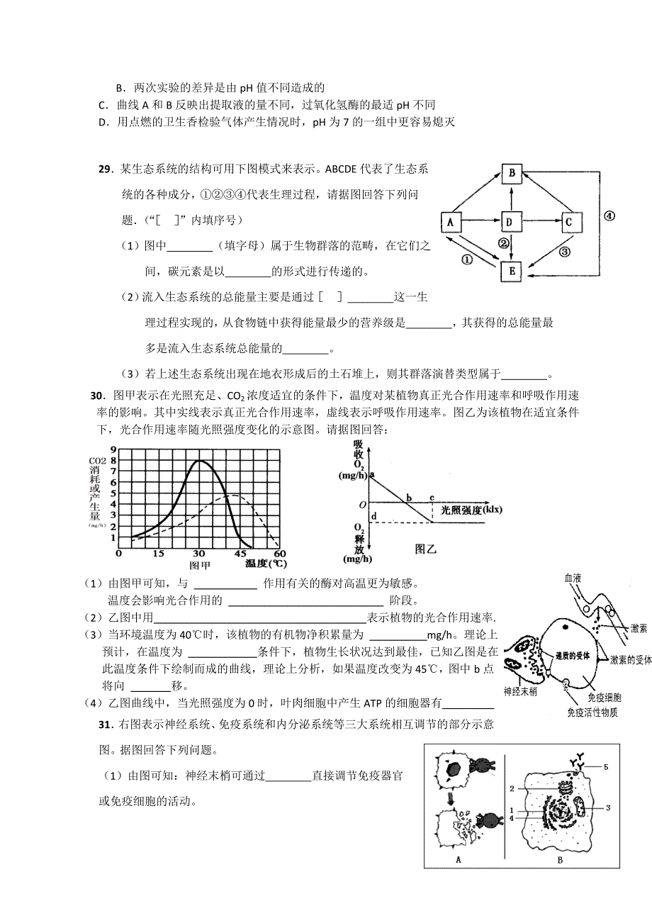 2012高考最后五天冲刺黄金卷：生物4.doc_第2页