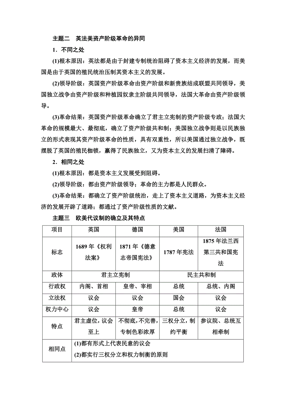 2019-2020学年新教材历史中外历史纲要下教师用书：第4单元 单元小结与测评 WORD版含解析.doc_第2页