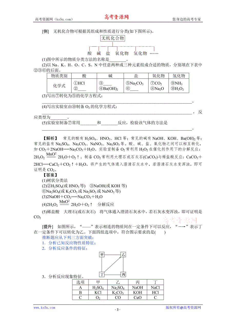 2019-2020学年新教材素养突破人教版化学必修第一册讲义：第一章 物质及其变化 1-1-2 WORD版含答案.doc_第3页