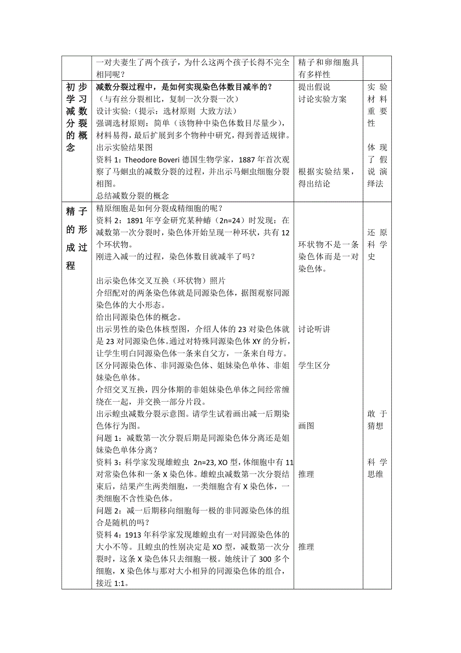 2020-2021学年生物浙科版必修2教学教案：第二章第一节 减数分裂中的染色体行为 （2） WORD版含解析.doc_第2页