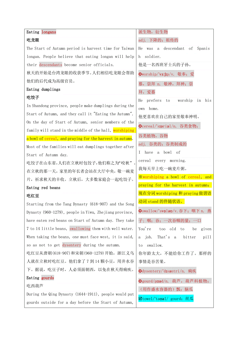 备考2023年高考英语 China Daily《中国日报》双语精读24节气之13 立秋.doc_第3页