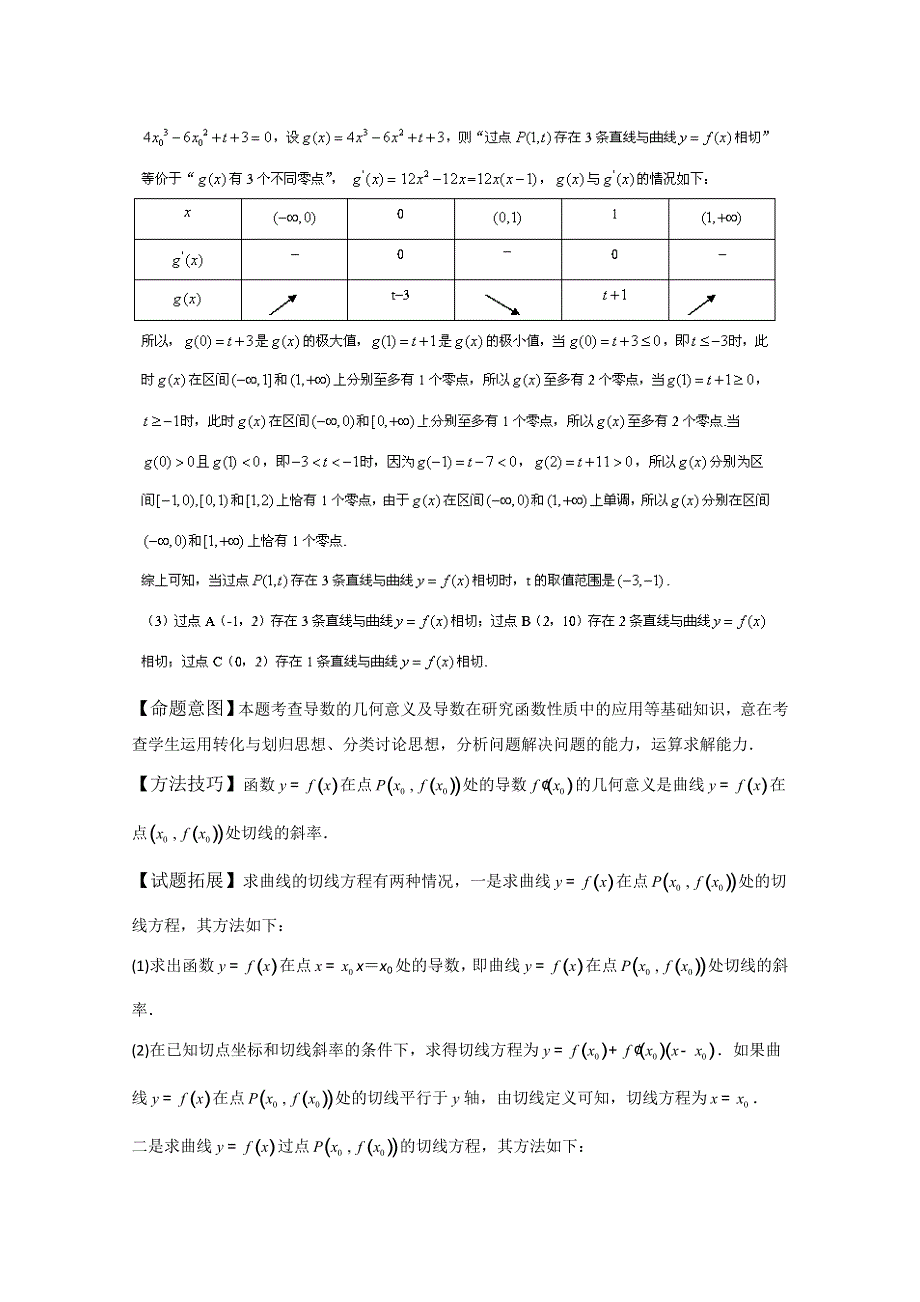 2014年文数高考母题题源系列 08导数的几何意义 WORD版含解析.doc_第2页