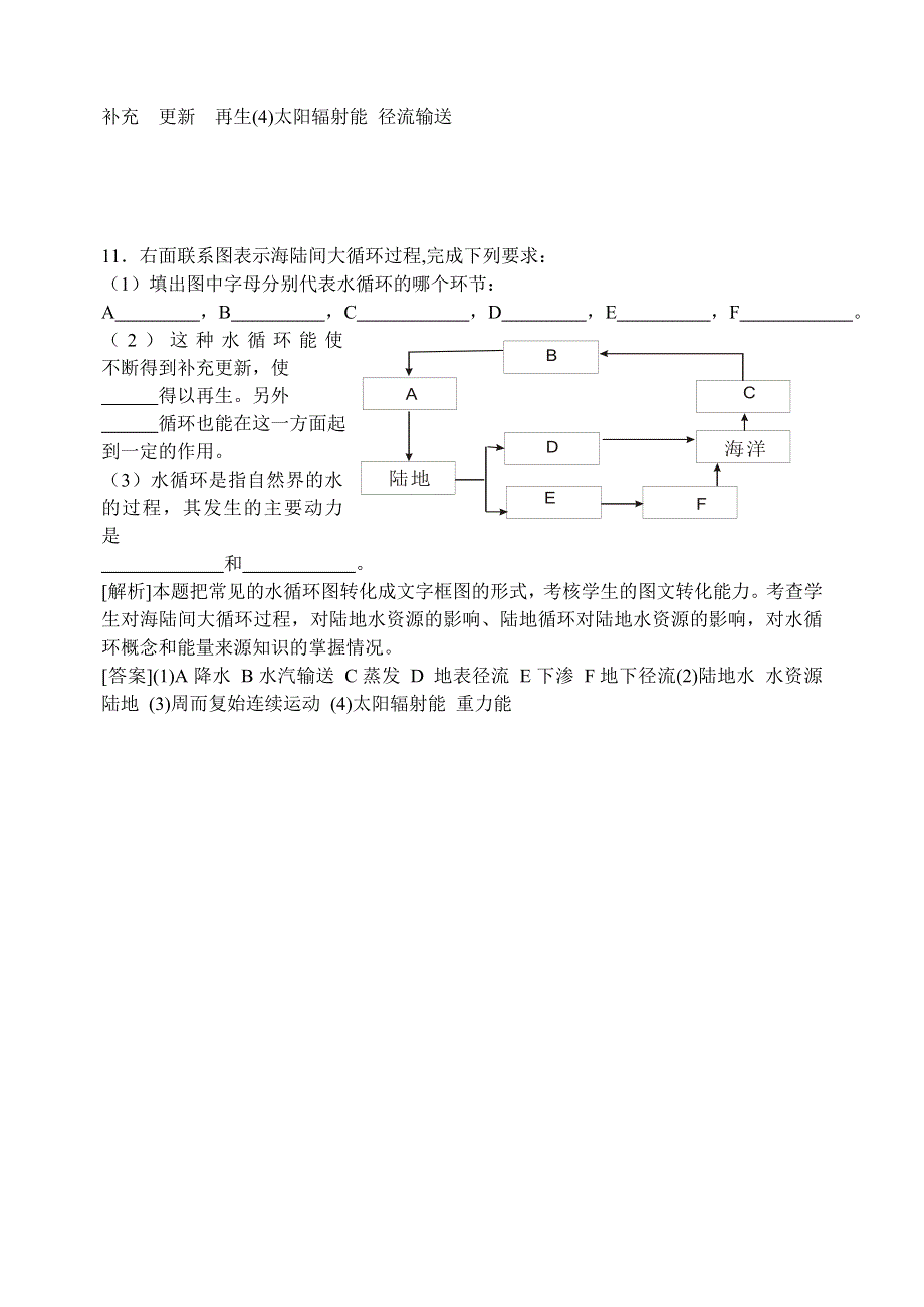 2014年新人教版高中地理必修1：同步检测3.doc_第3页