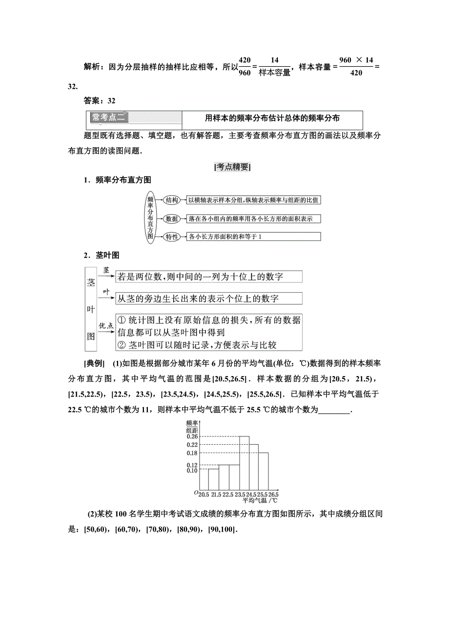 2017-2018学年高中数学人教B版必修3教学案：复习课（二）　统　计 WORD版含解析.doc_第3页