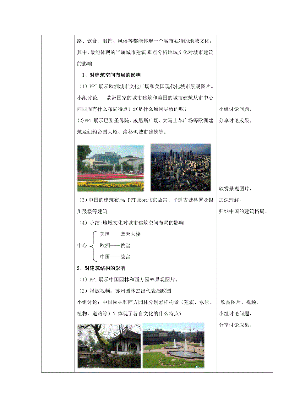 2020-2021学年高一地理中图版必修2 教学教案：第二章第三节 地域文化与城市发展- WORD版含答案.doc_第3页